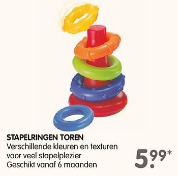 Aanbiedingen Stapelringen toren - B Kids - Geldig van 13/11/2016 tot 27/11/2016 bij Prenatal