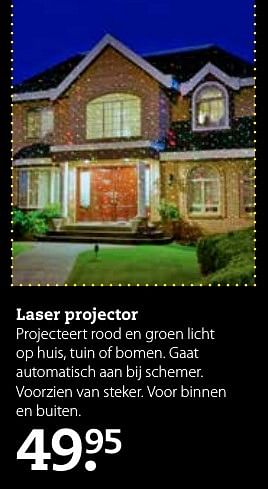 Aanbiedingen Laser projector - Huismerk- Boerenbond - Geldig van 13/11/2016 tot 27/11/2016 bij Boerenbond