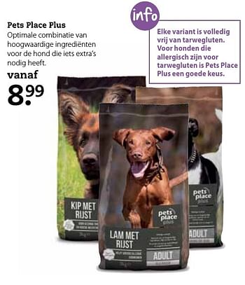 Aanbiedingen Pets place plus - Petsplace - Geldig van 13/11/2016 tot 27/11/2016 bij Boerenbond