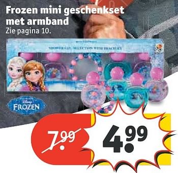 Aanbiedingen Frozen mini geschenkset met armband - Disney  Frozen - Geldig van 20/11/2016 tot 27/11/2016 bij Kruidvat
