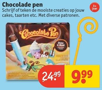 Aanbiedingen Chocolade pen - Huismerk - Kruidvat - Geldig van 20/11/2016 tot 27/11/2016 bij Kruidvat