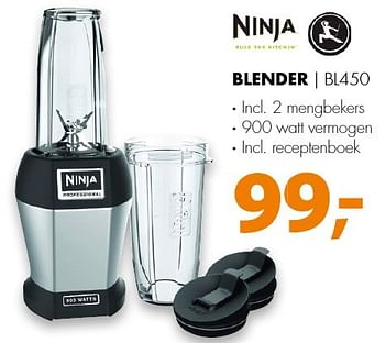 Aanbiedingen Ninja blender bl450 - Huismerk - Expert - Geldig van 20/11/2016 tot 27/11/2016 bij Expert