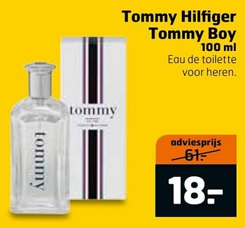 Aanbiedingen Tommy hilfiger tommy boy - Tommy Hilfiger - Geldig van 20/11/2016 tot 27/11/2016 bij Trekpleister