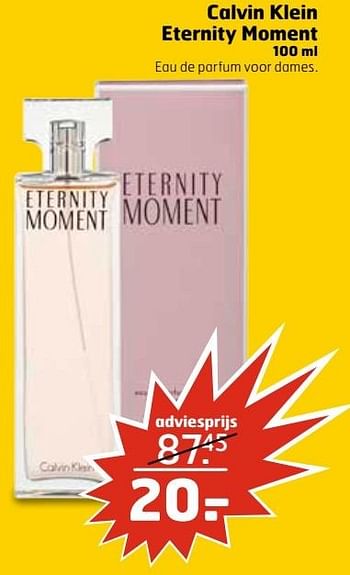 Aanbiedingen Calvin klein eternity moment - Calvin Klein - Geldig van 20/11/2016 tot 27/11/2016 bij Trekpleister