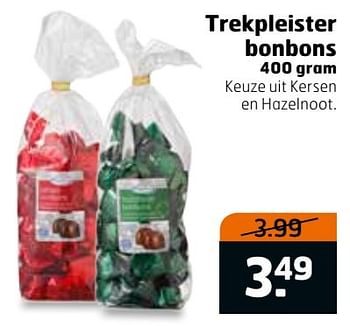 Aanbiedingen Trekpleister bonbons - Huismerk - Trekpleister - Geldig van 20/11/2016 tot 27/11/2016 bij Trekpleister