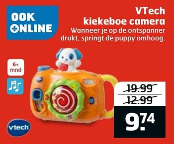 Aanbiedingen Vtech kiekeboe camera - Vtech - Geldig van 20/11/2016 tot 27/11/2016 bij Trekpleister