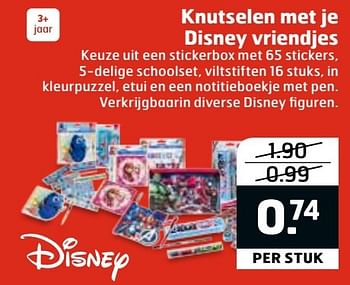 Aanbiedingen Knutselen met je disney vriendjes - Disney - Geldig van 20/11/2016 tot 27/11/2016 bij Trekpleister