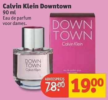 Aanbiedingen Calvin klein downtown - Calvin Klein - Geldig van 20/11/2016 tot 27/11/2016 bij Kruidvat