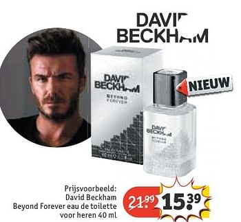 Aanbiedingen David beckham beyond forever - David Beckham - Geldig van 20/11/2016 tot 27/11/2016 bij Kruidvat