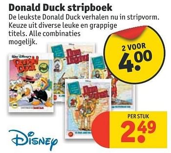 Aanbiedingen Donald duck stripboek - Disney - Geldig van 20/11/2016 tot 27/11/2016 bij Kruidvat