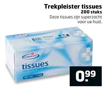 Aanbiedingen Trekpleister tissues - Huismerk - Trekpleister - Geldig van 20/11/2016 tot 27/11/2016 bij Trekpleister