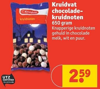 Aanbiedingen Kruidvat chocoladekruidnoten - Huismerk - Kruidvat - Geldig van 20/11/2016 tot 27/11/2016 bij Kruidvat