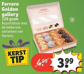Aanbiedingen Ferrero golden gallery - Ferrero - Geldig van 20/11/2016 tot 27/11/2016 bij Kruidvat