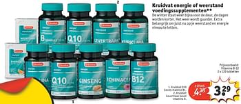 Aanbiedingen Vitamine b-12 - Huismerk - Kruidvat - Geldig van 20/11/2016 tot 27/11/2016 bij Kruidvat