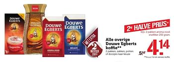 Aanbiedingen Alle overige douwe egberts koffie - Douwe Egberts - Geldig van 21/11/2016 tot 27/11/2016 bij Coop