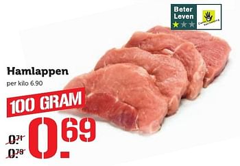 Aanbiedingen Hamlappen - Huismerk - Coop - Geldig van 21/11/2016 tot 27/11/2016 bij Coop