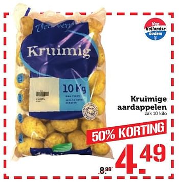 Aanbiedingen Kruimige aardappelen - Huismerk - Coop - Geldig van 21/11/2016 tot 27/11/2016 bij Coop