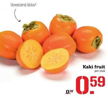 Aanbiedingen Kaki fruit - Huismerk - Coop - Geldig van 21/11/2016 tot 27/11/2016 bij Coop