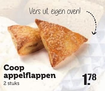 Aanbiedingen Coop appelflappen - Huismerk - Coop - Geldig van 21/11/2016 tot 27/11/2016 bij Coop