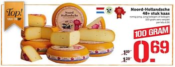 Aanbiedingen Noord-hollandsche 48+ stuk kaas - Huismerk - Coop - Geldig van 21/11/2016 tot 27/11/2016 bij Coop