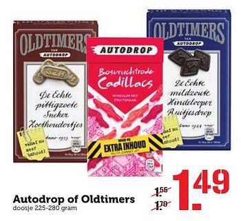 Aanbiedingen Autodrop of oldtimers - Autodrop - Geldig van 21/11/2016 tot 27/11/2016 bij Coop
