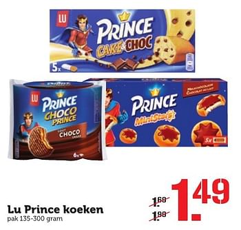 Aanbiedingen Lu prince koeken - Lu - Geldig van 21/11/2016 tot 27/11/2016 bij Coop