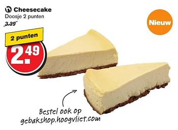 Aanbiedingen Cheesecake - Huismerk - Hoogvliet - Geldig van 23/11/2016 tot 29/11/2016 bij Hoogvliet