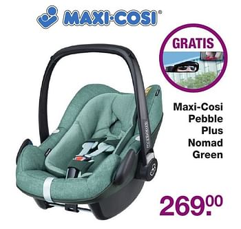 Aanbiedingen Maxi-cosi pebble plus nomad green - Maxi-cosi - Geldig van 11/11/2016 tot 04/12/2016 bij Baby & Tiener Megastore