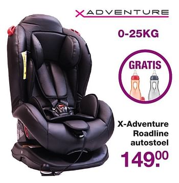 Aanbiedingen X-adventure roadline autostoel - Xadventure - Geldig van 11/11/2016 tot 04/12/2016 bij Baby & Tiener Megastore