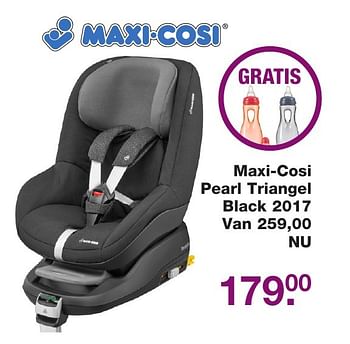 Aanbiedingen Maxi-cosi pearl triangel black 2017 - Maxi-cosi - Geldig van 11/11/2016 tot 04/12/2016 bij Baby & Tiener Megastore