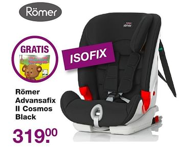 Aanbiedingen Römer advansafix ii cosmos black - Romer - Geldig van 11/11/2016 tot 04/12/2016 bij Baby & Tiener Megastore