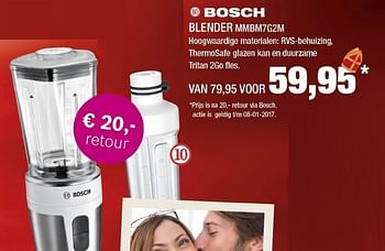 Aanbiedingen Bosch blender mmbm7g2m - Bosch - Geldig van 21/11/2016 tot 04/12/2016 bij Electro World