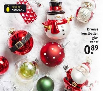 Aanbiedingen Diverse kerstballen - Huismerk - Xenos - Geldig van 21/11/2016 tot 04/12/2016 bij Xenos