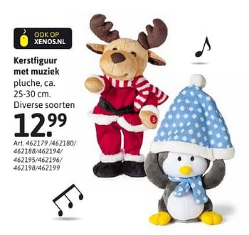 Aanbiedingen Kerstfiguur met muziek - Huismerk - Xenos - Geldig van 21/11/2016 tot 04/12/2016 bij Xenos