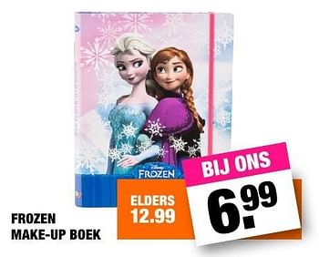 Aanbiedingen Frozen make-up boek - Disney  Frozen - Geldig van 21/11/2016 tot 04/12/2016 bij Big Bazar