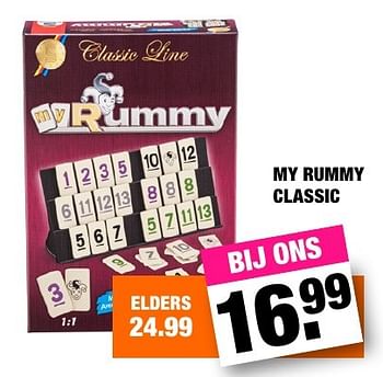 Aanbiedingen My rummy classic - Schmidt Spiele - Geldig van 21/11/2016 tot 04/12/2016 bij Big Bazar