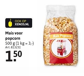Aanbiedingen Mais voor popcorn - Huismerk - Xenos - Geldig van 21/11/2016 tot 04/12/2016 bij Xenos
