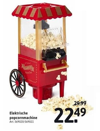 Aanbiedingen Elektrische popcornmachine - Huismerk - Xenos - Geldig van 21/11/2016 tot 04/12/2016 bij Xenos