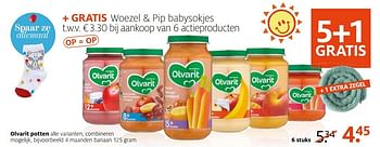 Aanbiedingen Olvarit potten - Olvarit - Geldig van 21/11/2016 tot 04/12/2016 bij Etos