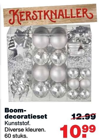 Aanbiedingen Boomdecoratieset - Huismerk - Praxis - Geldig van 28/11/2016 tot 04/12/2016 bij Praxis