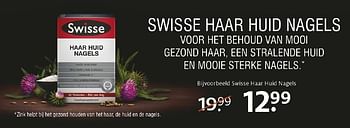 Aanbiedingen Swisse haar huid nagels - Swisse  - Geldig van 28/11/2016 tot 04/12/2016 bij Etos