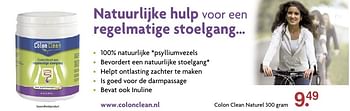 Aanbiedingen Colon clean naturel - Colon Clean - Geldig van 28/11/2016 tot 04/12/2016 bij Etos