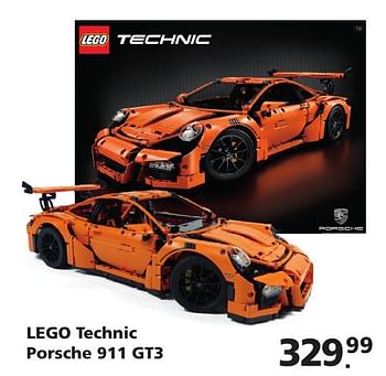 Aanbiedingen Lego technic porsche 911 gt3 - Lego - Geldig van 22/10/2016 tot 06/12/2016 bij Intertoys