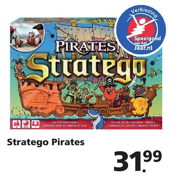 Aanbiedingen Stratego pirates - Jumbo - Geldig van 22/10/2016 tot 06/12/2016 bij Intertoys