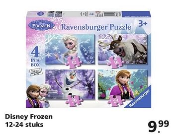 Aanbiedingen Disney frozen 12-24 stuks ravensburger puzzle - Ravensburger - Geldig van 22/10/2016 tot 06/12/2016 bij Intertoys