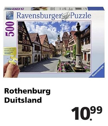 Aanbiedingen Rothenburg duitsland ravensburger puzzle - Ravensburger - Geldig van 22/10/2016 tot 06/12/2016 bij Intertoys