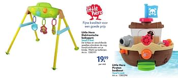 Aanbiedingen Little hero elektronische babygym - Little Hero - Geldig van 19/11/2016 tot 04/12/2016 bij Bart Smit