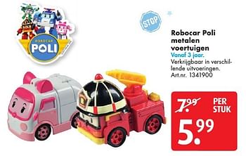 Aanbiedingen Robocar poli metalen voertuigen - Silverlit - Geldig van 19/11/2016 tot 04/12/2016 bij Bart Smit