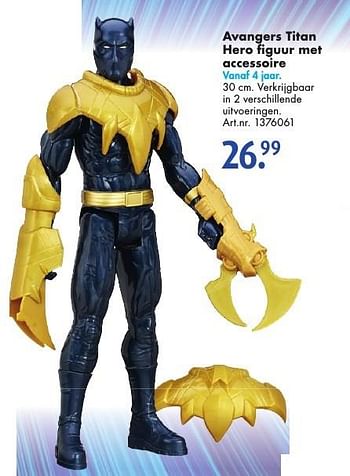 Aanbiedingen Avengers titan hero figuur met accessoire - Avengers - Geldig van 19/11/2016 tot 04/12/2016 bij Bart Smit