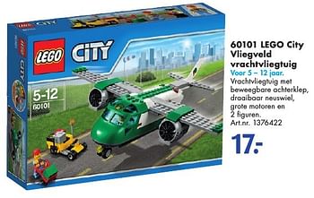 Aanbiedingen Lego city vliegveld vrachtvliegtuig - Lego - Geldig van 19/11/2016 tot 04/12/2016 bij Bart Smit